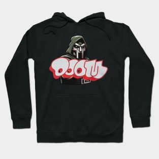 MF DOOM Mask and Logo Hoodie